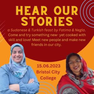 15th June 'Hear Our Stories' Fundraising Supper Club