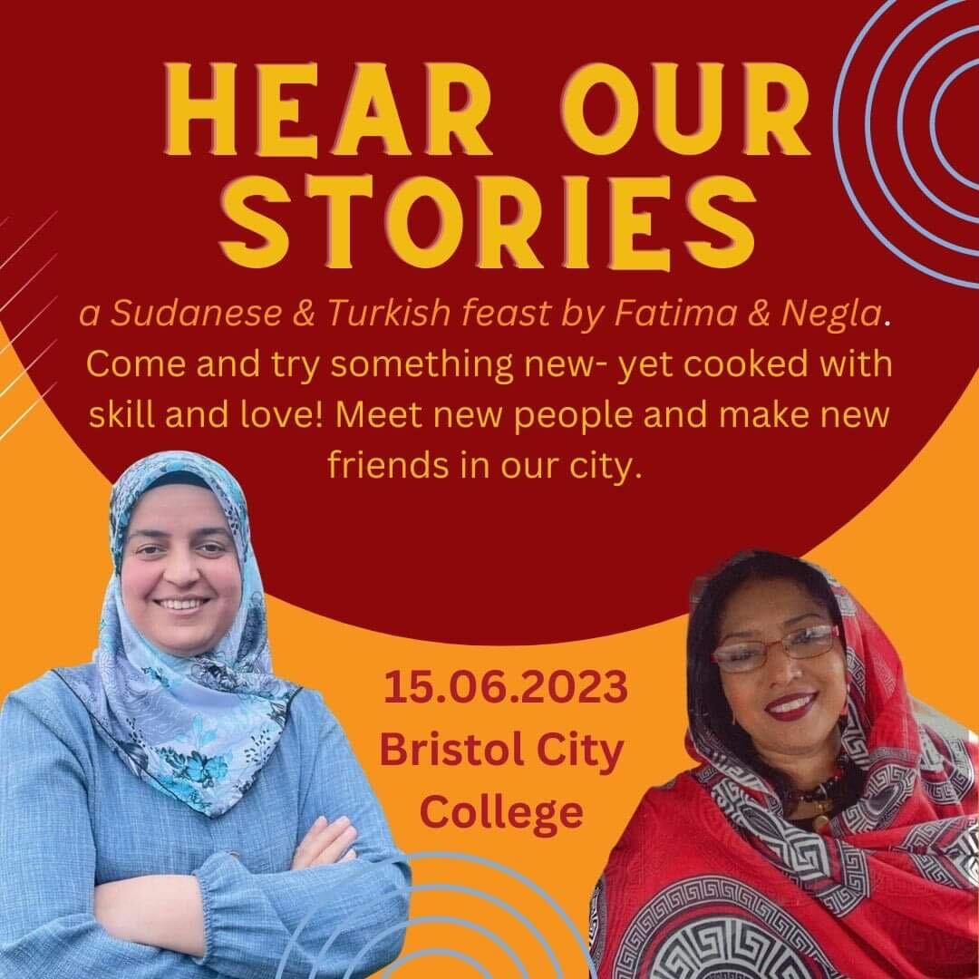 15th June ‘Hear Our Stories’ Fundraising Supper Club